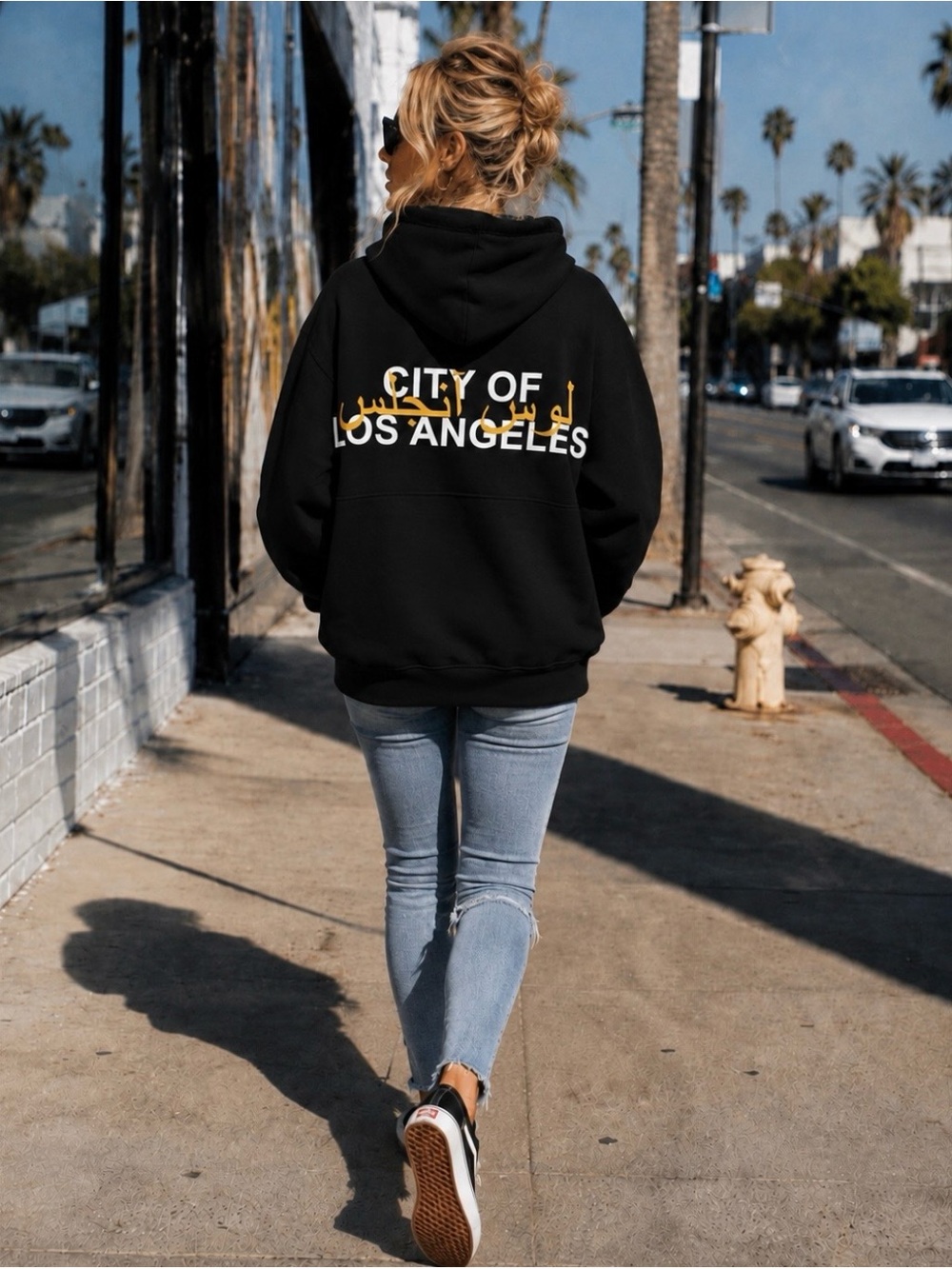 NWT Spirit Jersey City Of Los Angeles Full Zip Heavyweight Hoodie